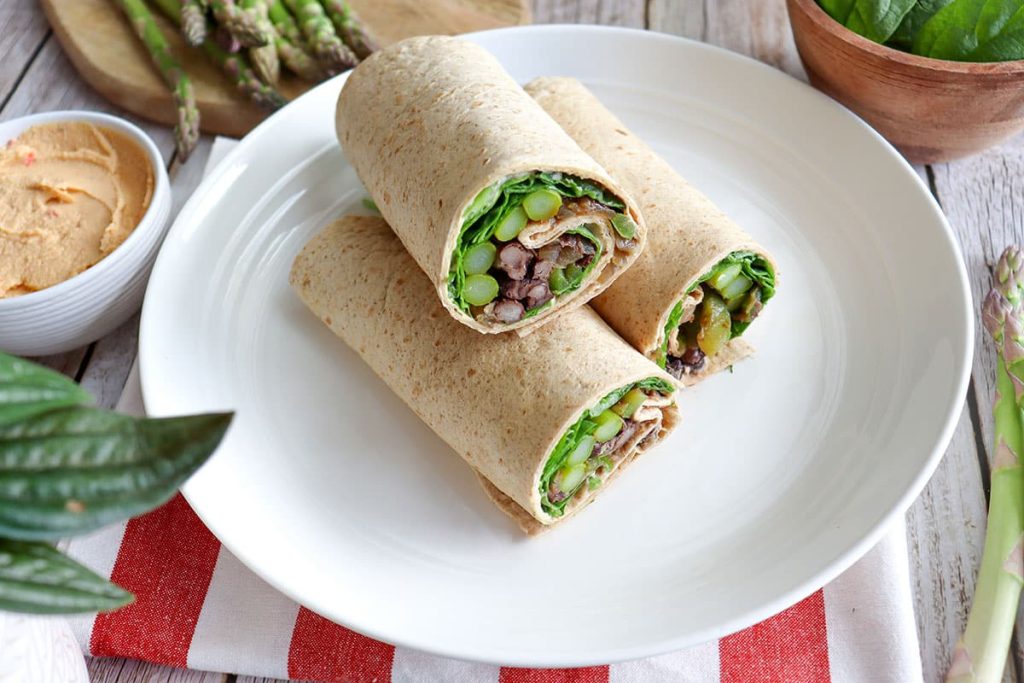 Wrap integral vegetariano